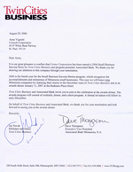 Letter From Twincities Business